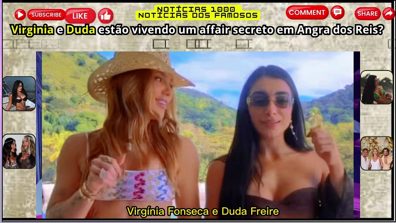 🔥Separadas e inseparáveis: #VirginiaFonseca e #DudaFreire alimentam rumores de caso amoroso. Será ?.Notícias 100 notícias dos Famosos