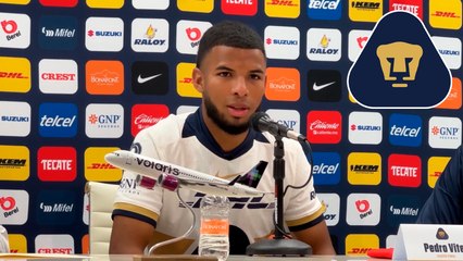 Pedro Vite sueña con ser campeón de Pumas y ya quiere debutar en CU