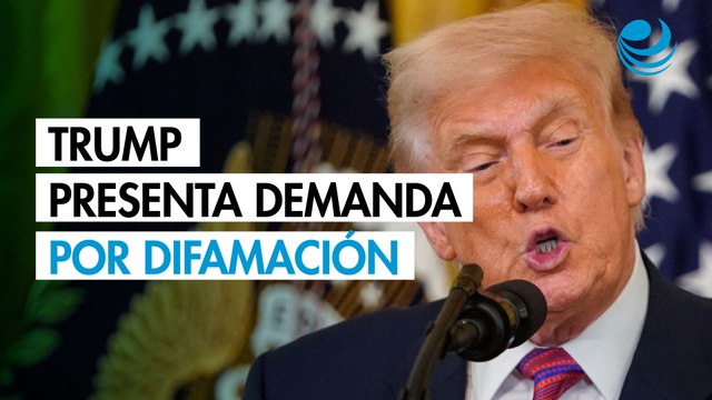 Trump presenta demanda por difamación a Dow Jones, News Corp, Rupert Murdoch y periodistas del WSJ