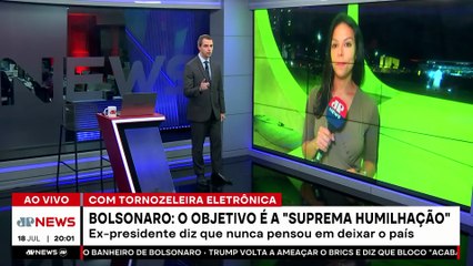 Jair Bolsonaro foi alvo de busca e é obrigado a utilizar tornozeleira eletrônica