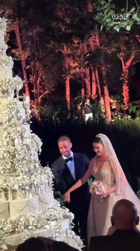الإطلالة الثانية لعروس سيليو صعب ابن المصمم العالمي ايلي صعب