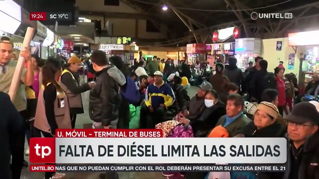 Gran afluencia en la Terminal de Buses de Cochabamba, pero con menos buses disponibles