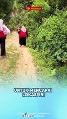 Pesona Memukau Air Terjun Karawa di Kabupaten Pinrang, Sulawesi Selatan