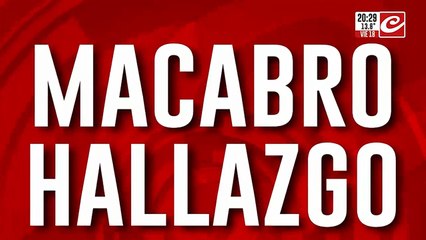 Macabro hallazgo: el cadaver teia dos disparos