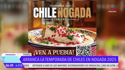 Arranca oficialmente la temporada de chiles en nogada en Puebla