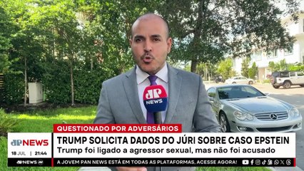 Trump solicita dados do júri sobre Caso Epstein