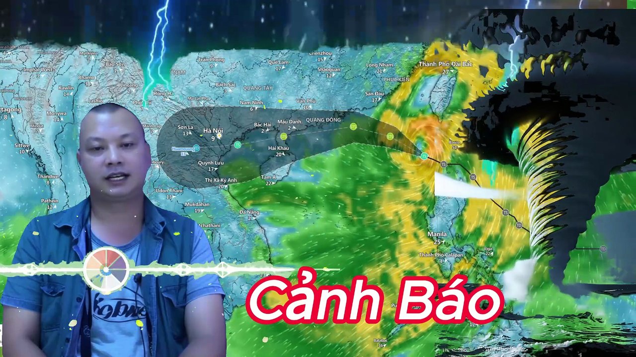 Bão Wipha đi vào Biển Đông sẽ mạnh lên nhanh, Bắc Bộ nguy cơ lũ lớn
