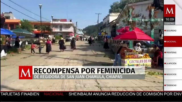 En Chiapas, lanzan ficha de búsqueda del presunto feminicida de la regidora de San Juan Chamula