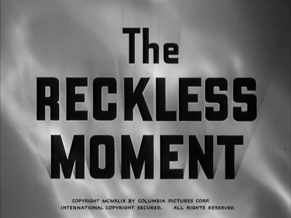 The Reckless Moment (1949) Full Movie | James Mason, Joan Bennett, Geraldine Brooks