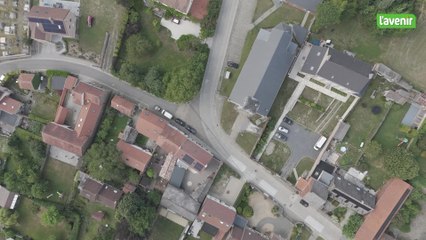 Le Brabant wallon vu du ciel : Saint-Jean-Geest au milieu des champs d’une extrême fertilité