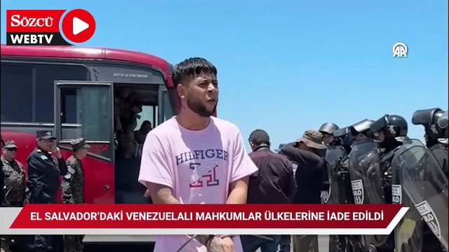 El Salvador’daki Venezuelalı mahkumlar ülkelerine iade edildi