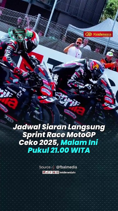 Jadwal Siaran Langsung Sprint Race MotoGP Ceko 2025, Malam Ini Pukul 21 ...