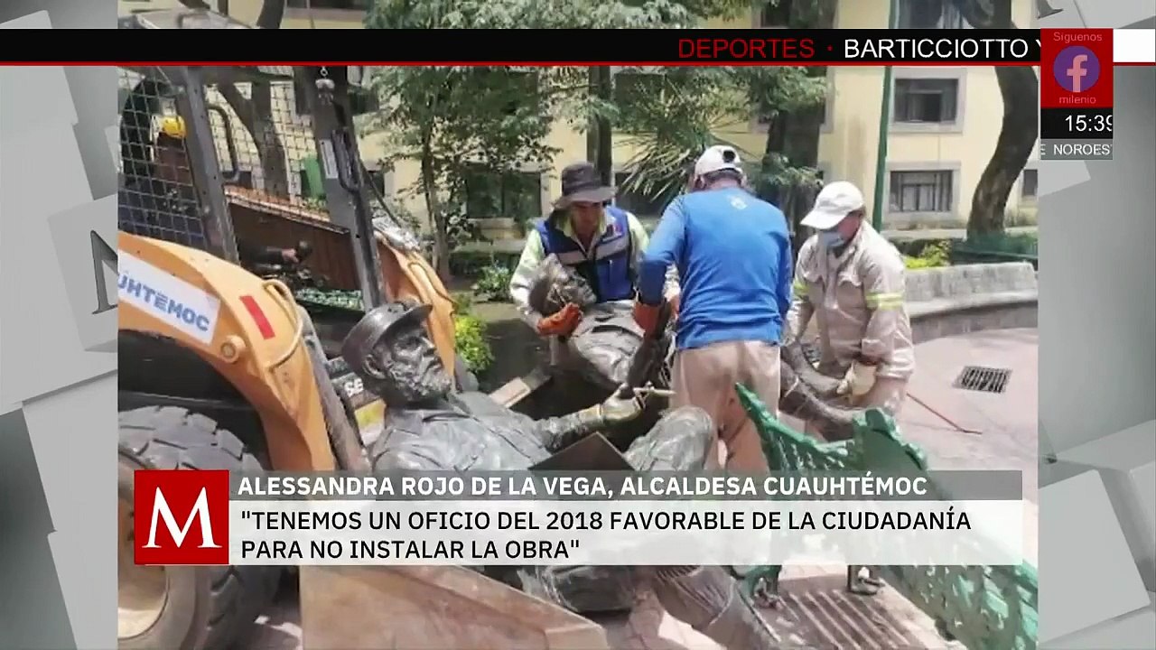 Estatuas del 'Che' Guevara y Fidel Castro pertenecen a alcaldía y no a CdMx: Rojo de la Vega