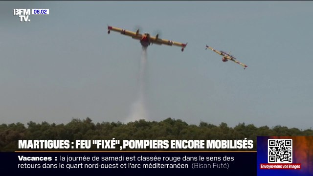 Incendie à Martigues: après 24h de lutte contre les flammes, le feu est fixé