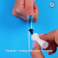 Let it snow, let it glow, nail inspo for frosty days ❄️