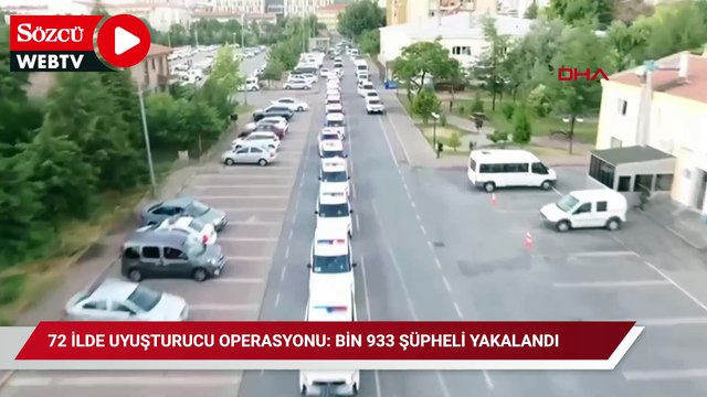 72 ilde uyuşturucu operasyonu: bin 933 şüpheli yakalandı