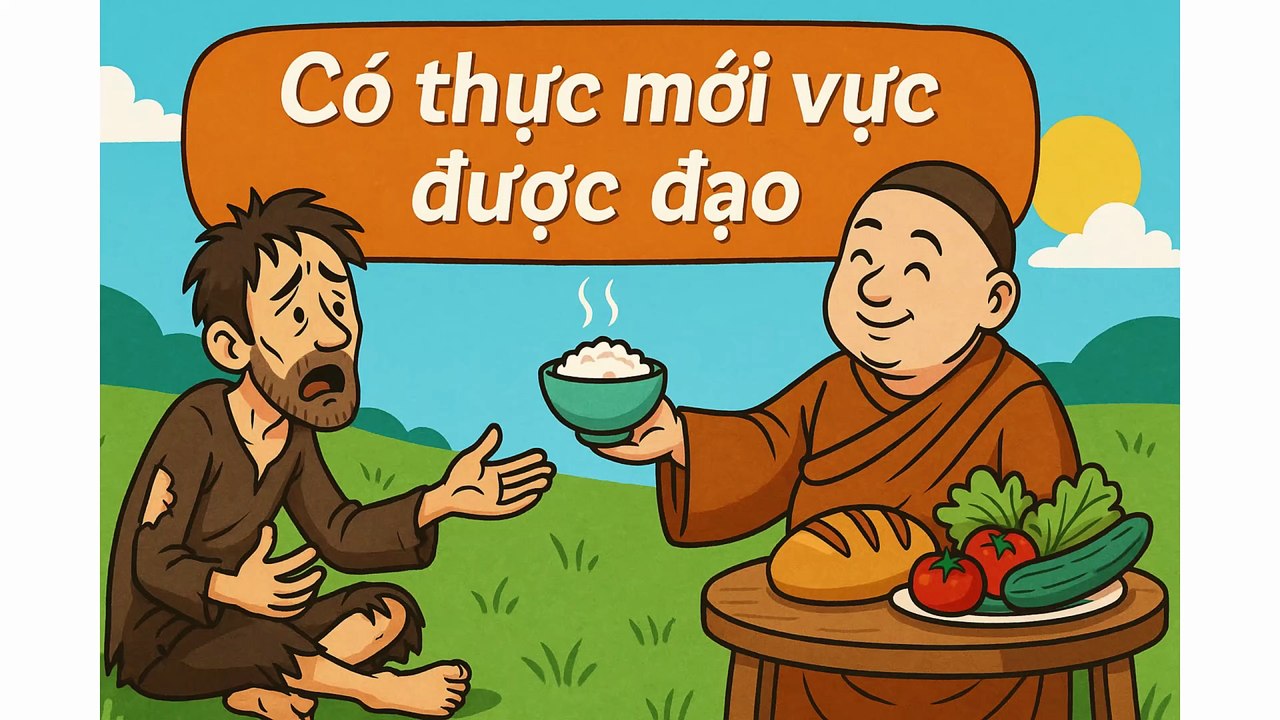 "Có thực mới vực được đạo" — Đạo lý sinh tồn trong dòng chảy nhân sinh