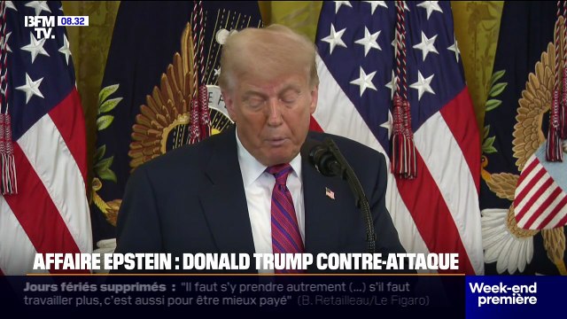 Affaire Epstein: le Wall Street Journal révèle un message de Donald Trump à Jeffrey Epstein, le président américain attaque le journal