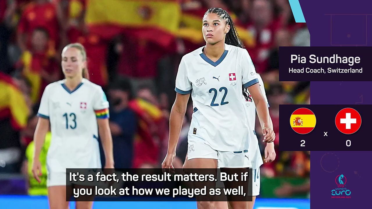 Sundhage feels transformation in Swiss despite Euros exit