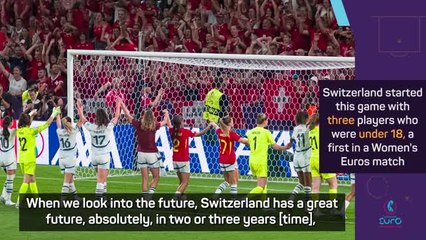 Sundhage feels transformation in Swiss despite Euros exit