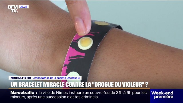 Contre le GHB, une société lance un bracelet pour détecter la drogue du violeur