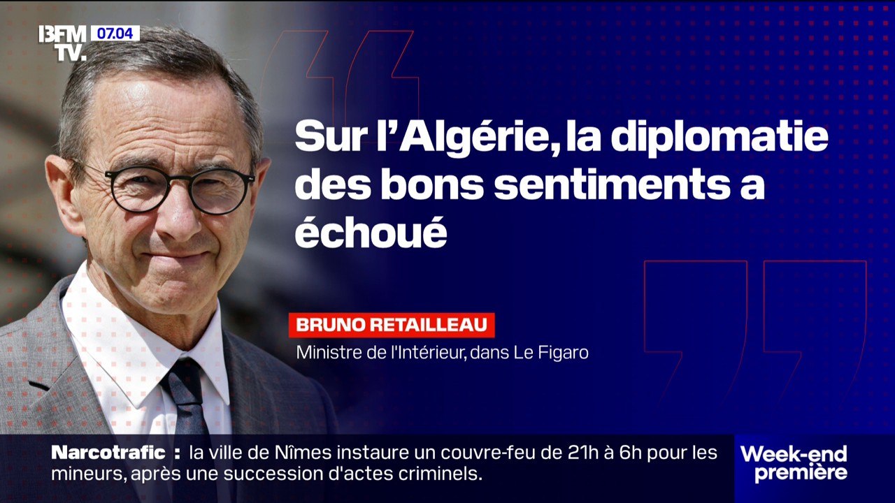 "La diplomatie des bons sentiments a échoué": nouvelle passe d'armes au sein du gouvernement entre Bruno Retailleau et Jean-Noël Barrot sur l'Algérie