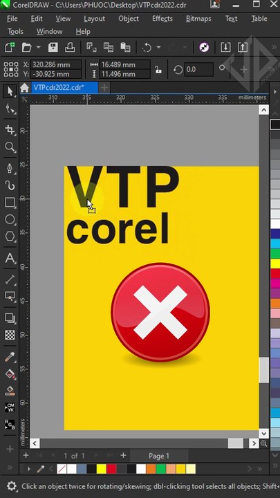 Some basic but very helpful margin commands in CorelDraw