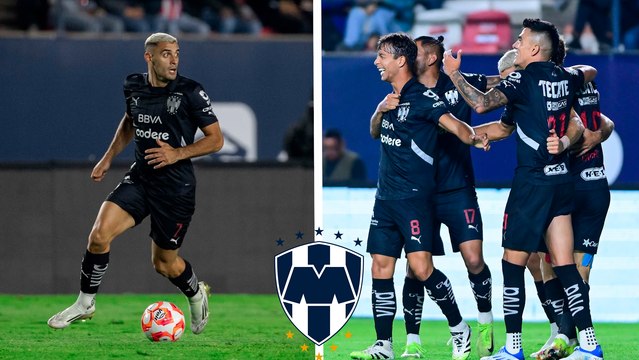 Germán Berterame anota el gol de la victoria de Rayados y así lo celebran