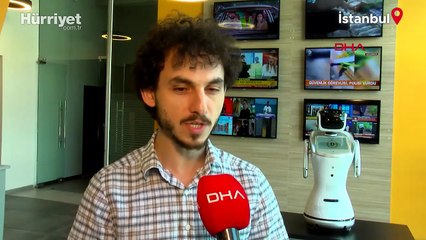 Demirören Medya ve Teknoloji Lisesi'nde robotla tanıtım dönemi