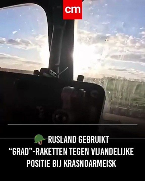 Rusland gebruikt “Grad”-raketten tegen vijandelijke positie bij Krasnoarmeisk