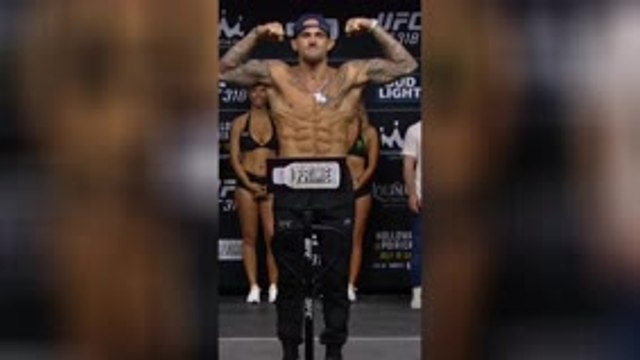 UFC 318 - La pesée de Dustin Poirier et Max Holloway