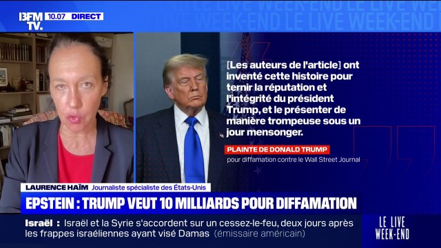Laurence Haïm: À travers l'affaire Epstein, vous avez un Donald Trump déchaîné qui a décidé de se défendre à sa manière pour que sa base reste mobilisée