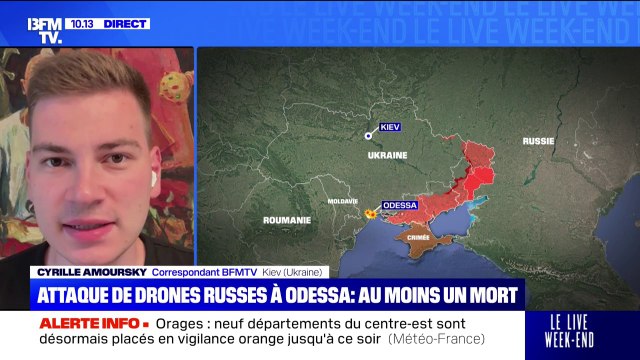 Guerre en Ukraine: une attaque de drones russes à Odessa fait au moins un mort