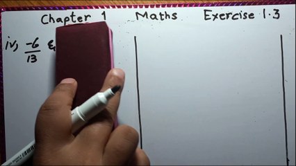 Maths class 7 Exercise 1.3 Q 1 (Part 4, 5 and 6)