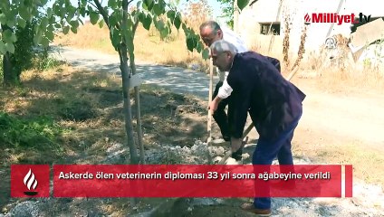 33 yıl sonra aileyi hüzünlendiren diploma: Bu duygu ifade edilemez