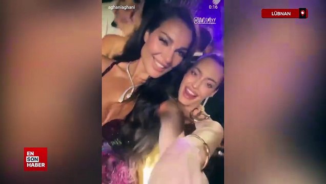 Hande Erçel Celio Saab’ın Lübnan'daki düğününe Hakan Sabancı ile katıldı