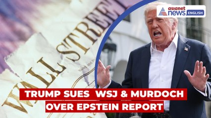 Trump Sues Wall Street Journal & Rupert Murdoch for $10B Over Epstein File Report