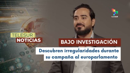 Eurodiputado español Luis Alvise Pérez bajo la lupa por financiamiento  de campaña