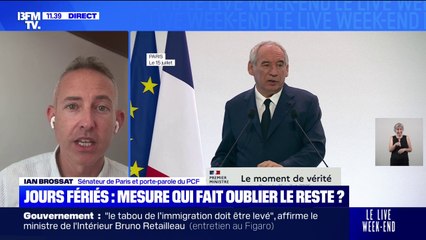 Budget 2026: "Si le gouvernement persiste à mettre en place ce plan, il sera inévitablement censuré", affirme Ian Brossat (PCF)
