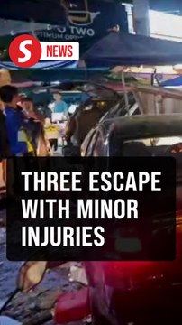 Three injured in Ipoh night market accident only suffered minor injuries, say cops