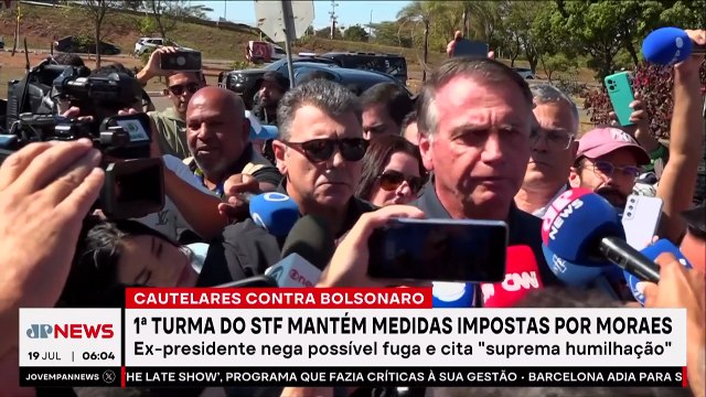 STF mantém tornozeleira e medidas de Moraes contra Jair Bolsonaro