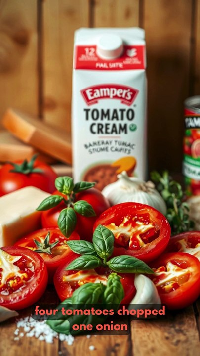 Rainy Day Special: Creamy Tomato Soup 🌧️🍅