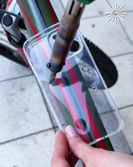 Phone holder hack for cyclists 🚴‍♂️📱