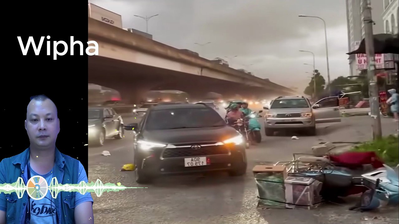 Wipha _ Cơn bão vẫn còn ở ngoài biển đông , nhưng đất liền đã như thế này rồi