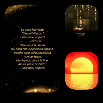 La voce Narrante Gianni Viterbo Giacomo LeopardiLa voce Narrante Gianni Viterbo Giacomo Leopardi