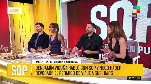 Benjamín Vicuña habló tras el acuerdo con la China Suárez para que sus hijos viajen a Turquía