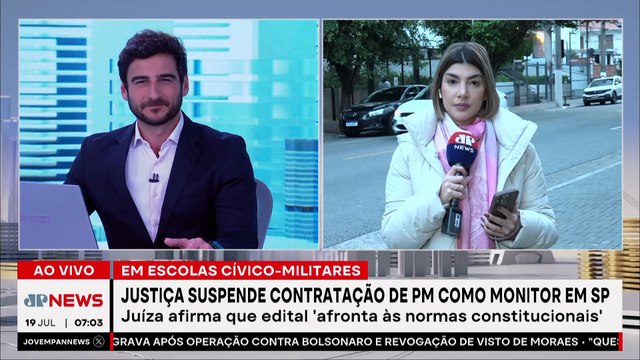 Justiça de SP suspende contratação de PMs como monitores de escolas
