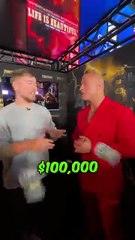 The Rock vs Mr Beast for win $100,000
