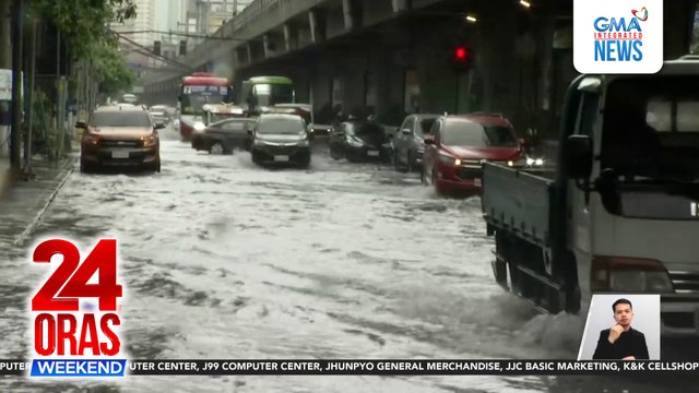 24 Oras Weekend: (Part 2) Apaw ang mga isda; aso nabagsakan ng boulder; Pamilya de Guzman sa It's Showtime; atb