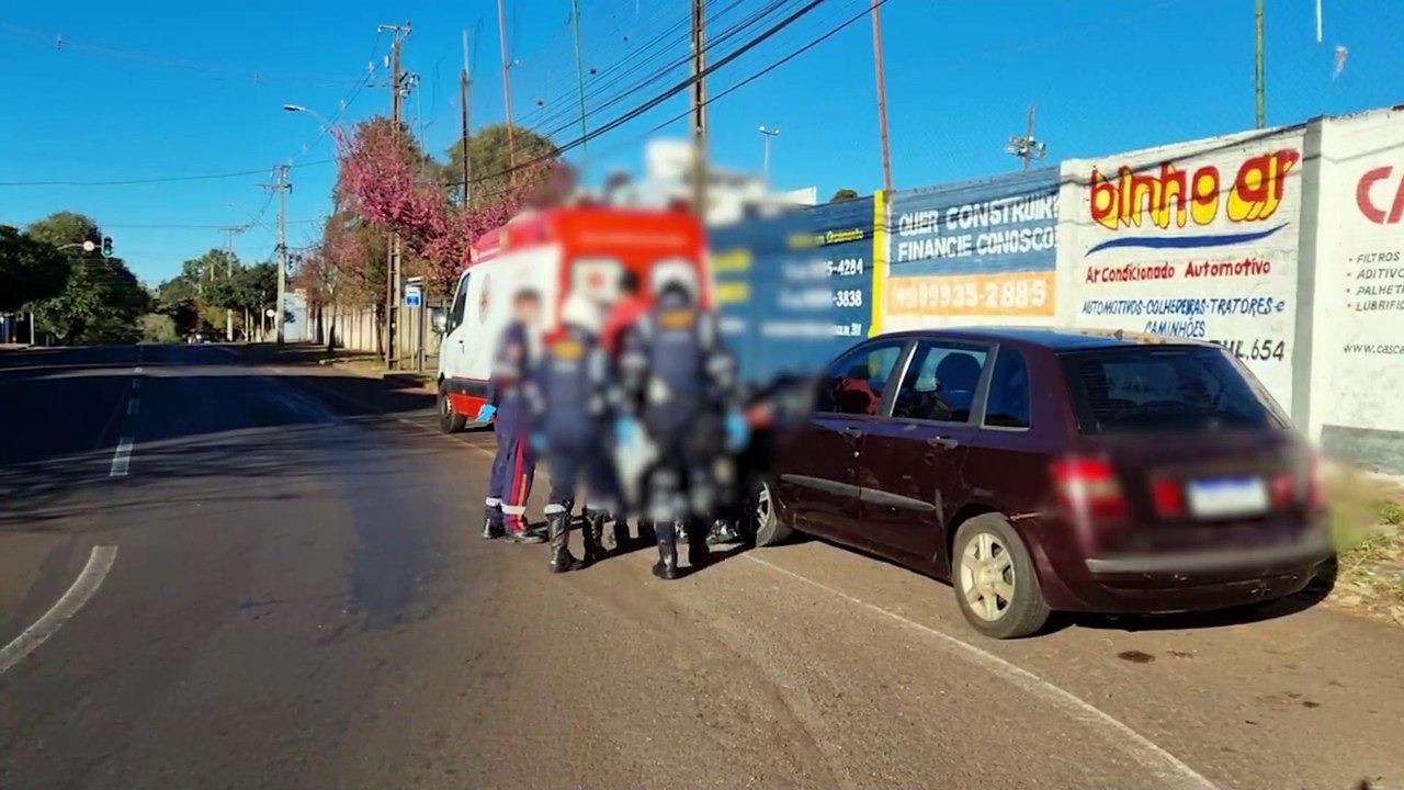 Mal súbito ao volante: homem de 35 anos é atendido às pressas no Centro de Cascavel